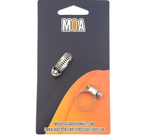 ABRACADEIRA ROSCA S/FIM 3/4 C/02 INOX