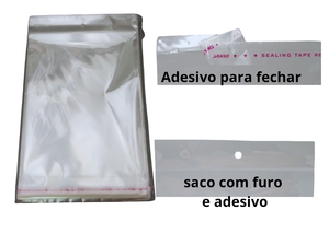 SACO ADESIVO 15X20 C/100 UND