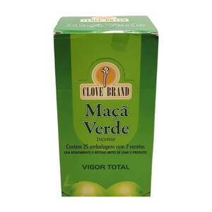 INC. CLOVE MACA VERDE CX 25 PCT 7 VAR. P/ PCT LOTE BRZ100