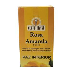 INCENSO ROSA AMARELA CX 25 PCT 7 VAR. P/ PCT LOTE BRZ100