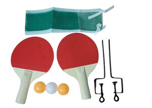 RAQUETE KIT COMPLETO PING PONG 13727