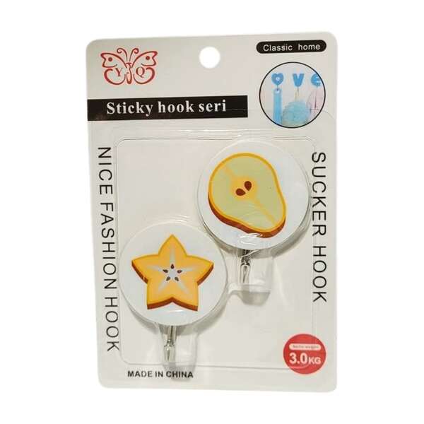 GANCHO ADESIVOS DUAS PECAS 19365