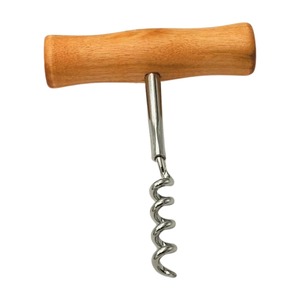SACA ROLHA 10,5X8 CM CABO MADEIRA