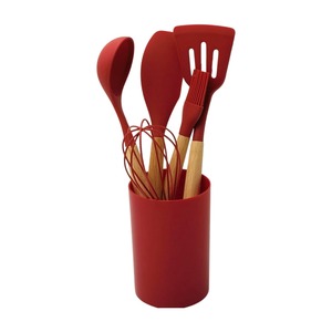 KIT 6 UTENSILIOS DE SILICONE PARA COZINHA 20226