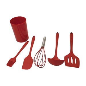 KIT 6 UTENSILIOS DE SILICONE PARA COZINHA  20227