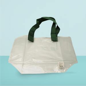 BOLSA DE PVC TRANSPARENTE 35CMX15CMX25CM 20328