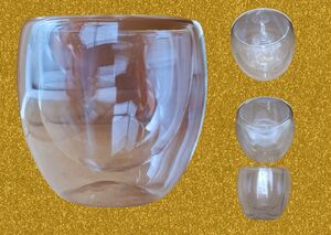 COPO VIDRO PAREDE DUPLA 19568 80ML