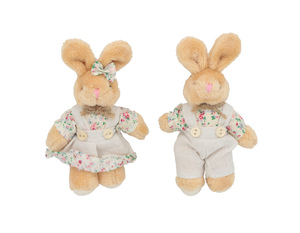 CHAVEIRO COELHO E COELHA 10CM AX13557