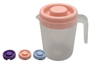 JARRA 1,8 L COM TAMPA TRANSPARENTE UNIDADE