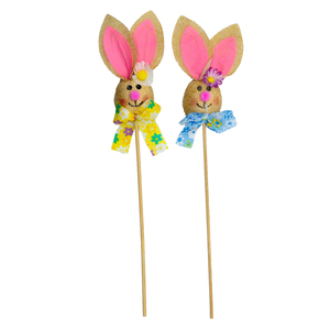 COELHO NO PALITO PASCOA 36 CM 20586