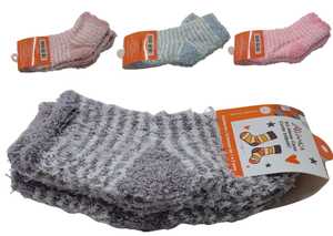 KIT MEIA DE POLIESTER CANO CURTO INF 2 PARES 9X11CM 20610
