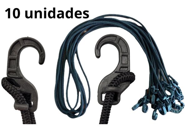 ELASTICO BAG CONV. - GANCHO PLAST. - 1,5M C/10