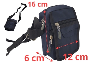 BOLSA UNISSEX DE POLIESTER 16CMX12CMX6CM 20489
