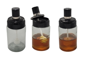 PORTA MEL C/PEGADOR 180 ML 6,5 CM X14,5 CM 20533