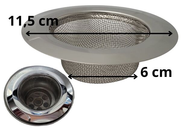 RALO P/ PIA 11,5CM , TIPO PENEIRA BORDA LARGA
