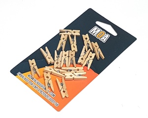 GRAMPO MAD. 2,5CM 30PCS NATURAL