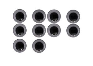 OLHOS MOVEIS DE 12MM C/ 10 UNIDADES