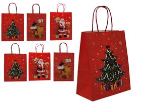 SACOLA PARA PRESENTE 12UN 27 CM X 22 CM X 11 CM 20727