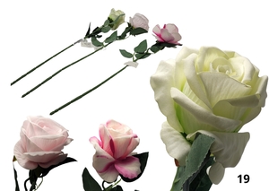 FLOR ARTIFICIAL ROSA 48 CM 15105