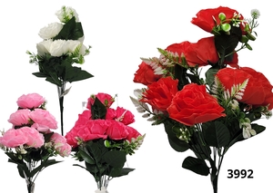 FLOR ARTFICIAL  9 FLORES 37 CM 20181