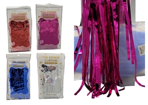 CORTINA DE FESTA 1 M X 2 M CORES SORTIDAS 19178