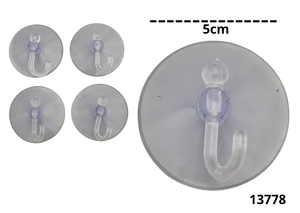 GANCHO VENTOSA 5CM,4PCS AX13778TTD