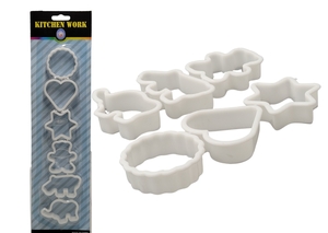 MODELADOR FORMA DE BISCOITO COM 6 PECAS 19021