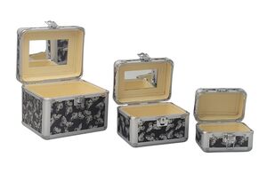 KIT 3 MALETAS DE METAL