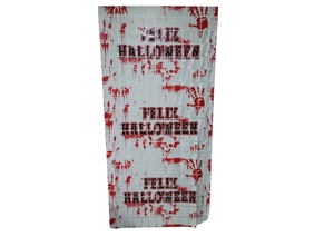 CORTINA DE HALLOWEEN METALIZADA 100X200CM 20656