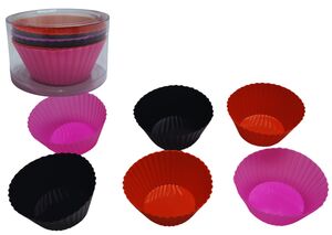 FORMA PARA BOLO 7X3 REDONDA CM 6 PCS AX16044