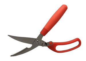 TESOURA TRINCHANTE ACO INOX PLASTICO 23,5 CM X 7 CM