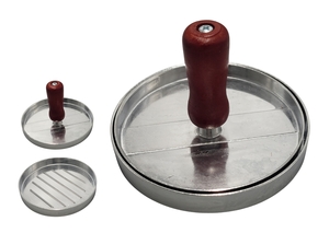 FORMA MODELADOR DE HAMBURGUER METAL 11,5 CM X 8 CM