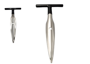 FURADOR DE COCO ACO INOX 16,5X8X1,5CM 2576