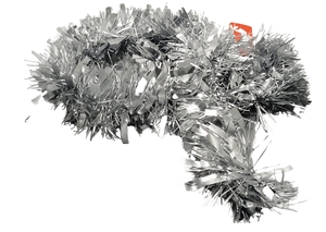 FESTAO COR PRATA 10 CM X 2 METROS 6475