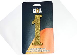 NUMERO COL. PVC DOURADO 1