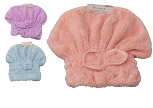 TOUCA TOALHA PARA SECAR O CABELO CORAL 27CM X 23,5CM 3581