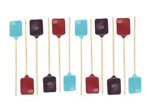 MATA MOSCA CABO MADEIRA PACOTE COM 12