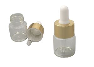 FRASCO CONTA GOTAS DE VIDRO 15 ML 10 CM X 3 CM 20844