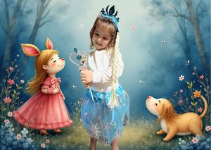 KIT SAIA DE FANTASIA 40CM 19677