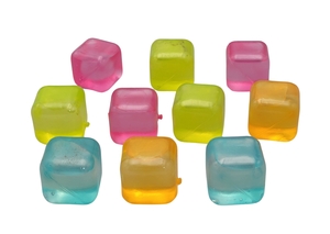 GELO ARTIFICIAL ECOLOGICO DE PLASTICO 10 PCS CUBOS