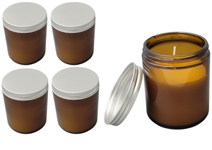 KIT 4 VELAS AROMATICA CERA, PARAFINA,MICROCRISTALINA E VIDRO