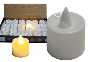 VELA LED COR NATURAL4,5X3,5CM  UNIDADE AX13075