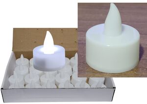 VELA LED BRANCA 3,8X1,8 CM UNIDADE15466
