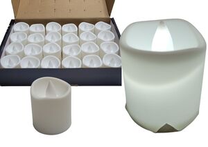VELA LED BRANCA 4,5X3,8CM UNIDADE 13076