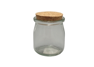 GARRAFINHA DE VIDRO  6,6 CM BASE, 7,3 CM ALT., 20784