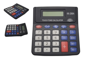 CALCULADORA KK-268A BOTOES TRANSPARENTES 13697