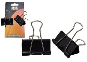 CLIPS 41MM PRENDEDOR DE DOCUMENTOS 2 UNIDADES