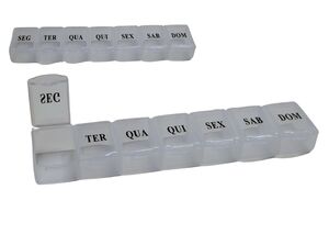 PORTA COMPRIMIDO 1 PERIODO 15X3,5CM AX16565