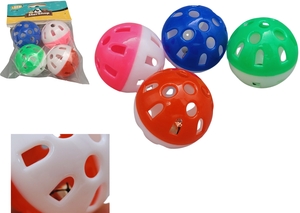 BOLA COM SINO PET 3,8X CM 4 PCS AX15585