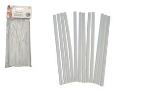 KIT COM 12 BASTOES DE COLA QUENTE FINO 0,7 X 15 CM